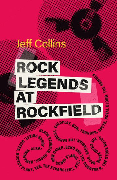 Clawr llyfr / Book cover: Rock Legends at Rockfield