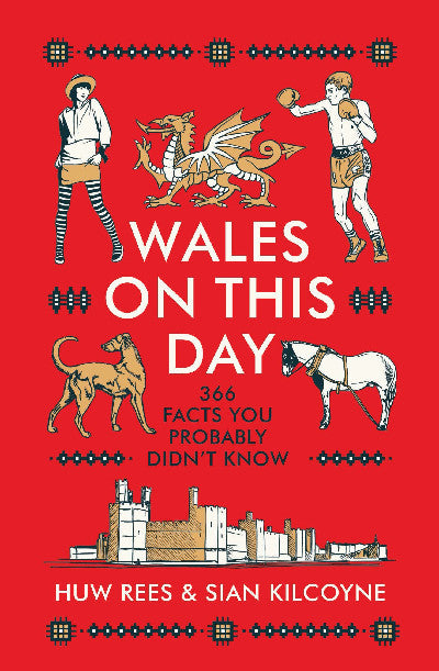Clawr llyfr / Book cover: Wales on This Day