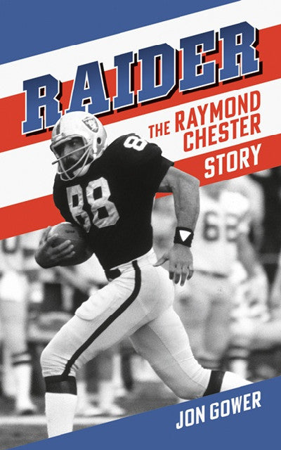 Clawr llyfr / Book cover: Raider — The Raymond Chester Story