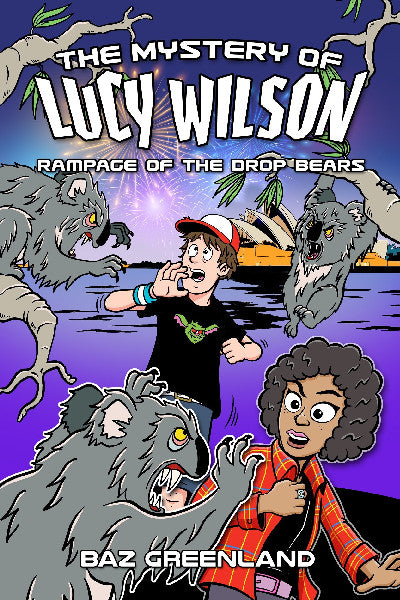 Clawr llyfr / Book cover: The Mystery of Lucy Wilson: Rampage of the Drop Bears