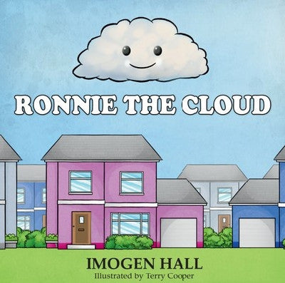 Clawr llyfr / Book cover: Ronnie the Cloud