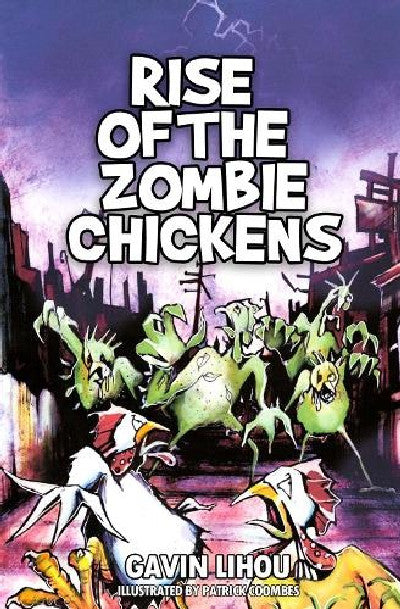 Clawr llyfr / Book cover: Rise of the Zombie Chickens