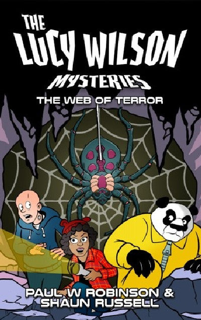 Clawr llyfr / Book cover: The Lucy Wilson Mysteries: The Web of Terror