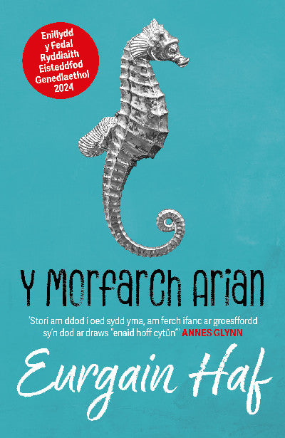 Clawr llyfr / Book cover: Y Morfarch Arian - Enillydd y Fedal Ryddiaith 2024