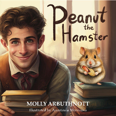 Clawr llyfr / Book cover: Peanut the Hamster