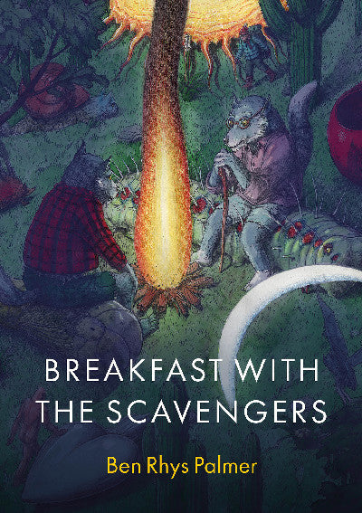 Clawr llyfr / Book cover: Breakfast with the Scavengers