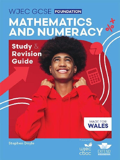 Clawr llyfr / Book cover: WJEC GCSE Mathematics and Numeracy (Single and Double Award) Foundation: Study and Revision Guide