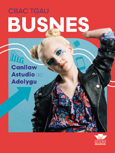Clawr llyfr / Book cover: CBAC TGAU Busnes: Canllaw Astudio ac Adolygu