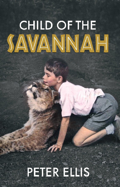 Clawr llyfr / Book cover: Child of the Savannah