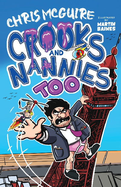 Clawr llyfr / Book cover: Crooks and Nannies Too
