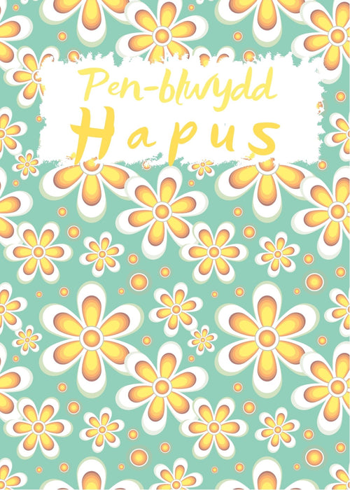 Penblwydd Hapus (Ffoil Aur) | Cardiau.Cymru - Siop Y Pentan