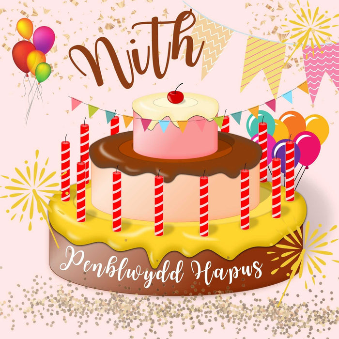 Penblwydd Hapus Nith | Cardiau.Cymru - Siop Y Pentan