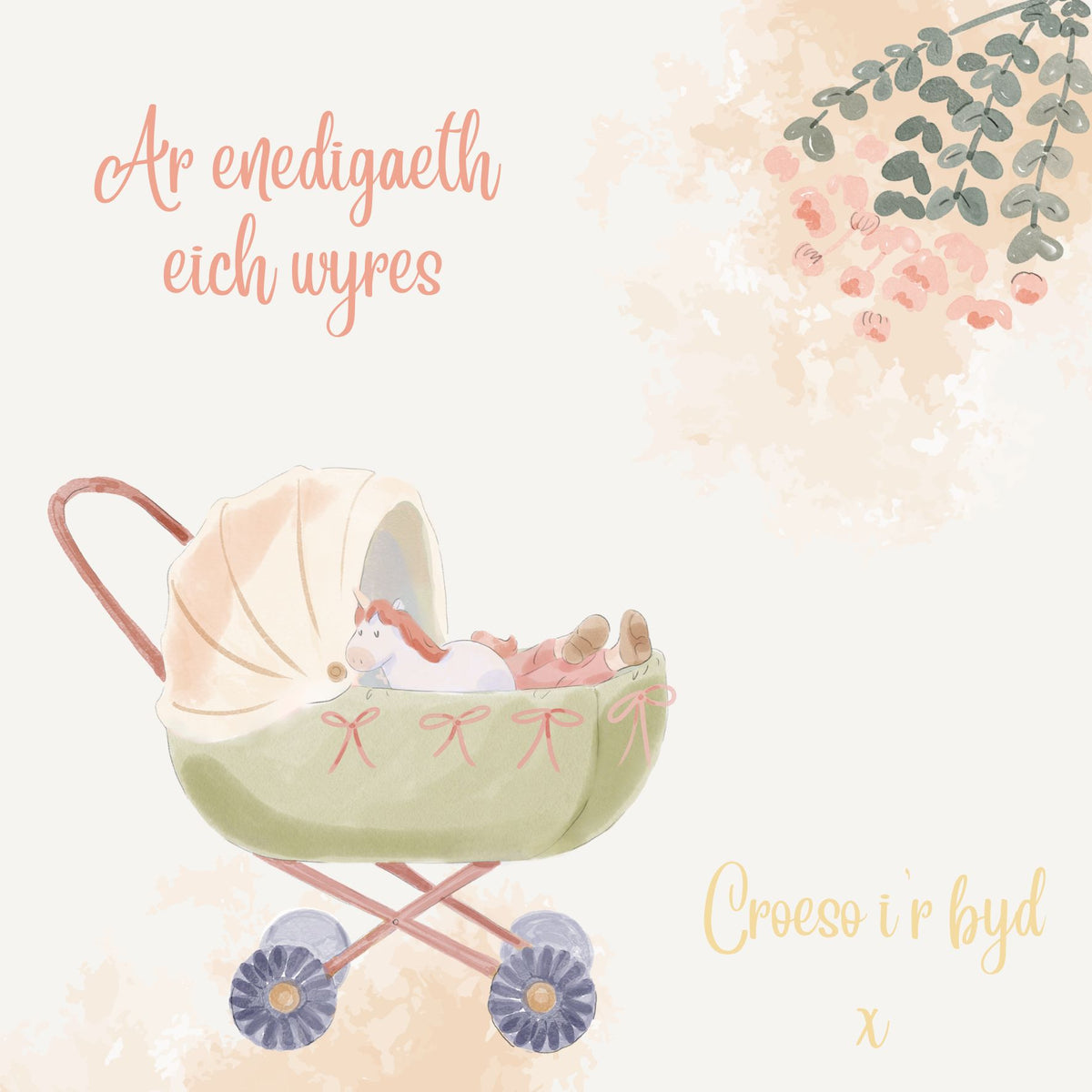 Wyres Fach - Llongyfarchiadau | Cardiau.Cymru - Siop Y Pentan