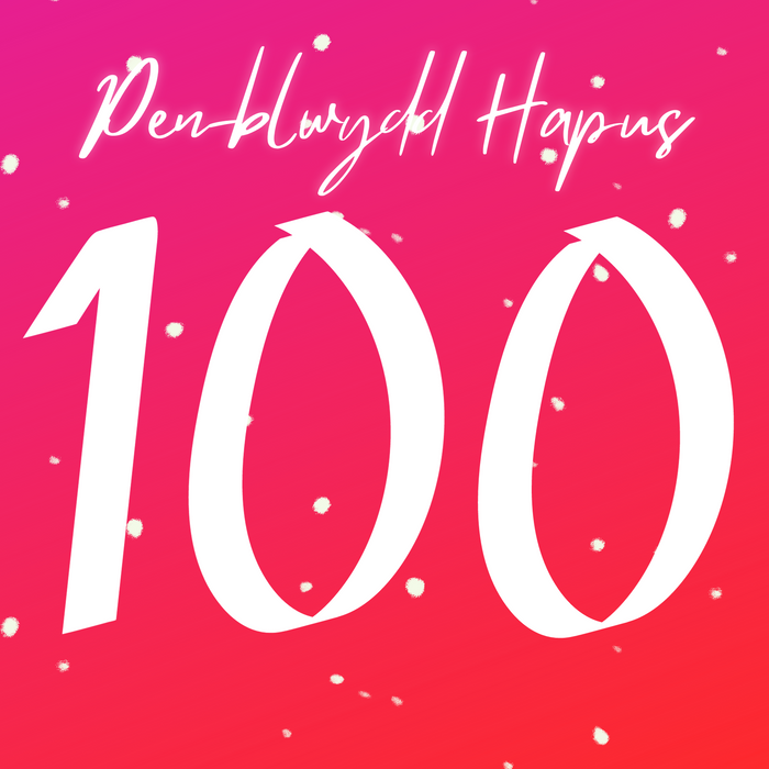 Penblwydd Hapus 100 (Ffoil Aur) | Cardiau.Cymru - Siop Y Pentan