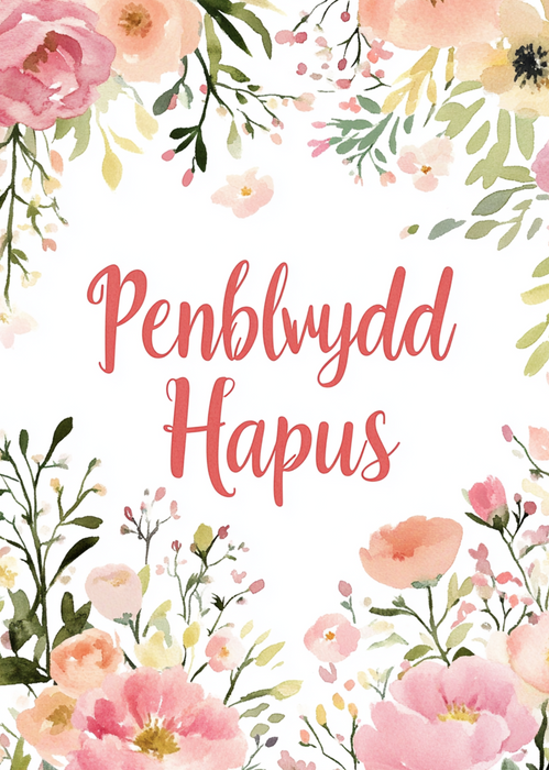 Penblwydd Hapus | Cardiau.Cymru