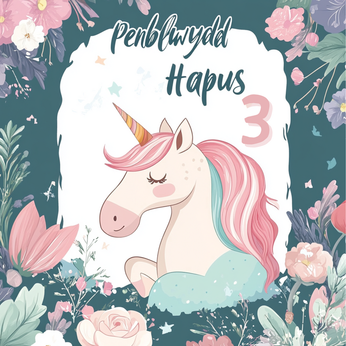 Penblwydd Hapus 3 | Cardiau.Cymru