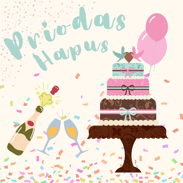 Priodas Hapus | Cardiau.Cymru - Siop Y Pentan