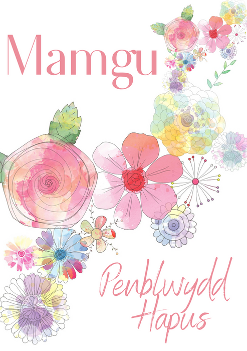 Penblwydd Hapus Mamgu | Cardiau.Cymru - Siop Y Pentan