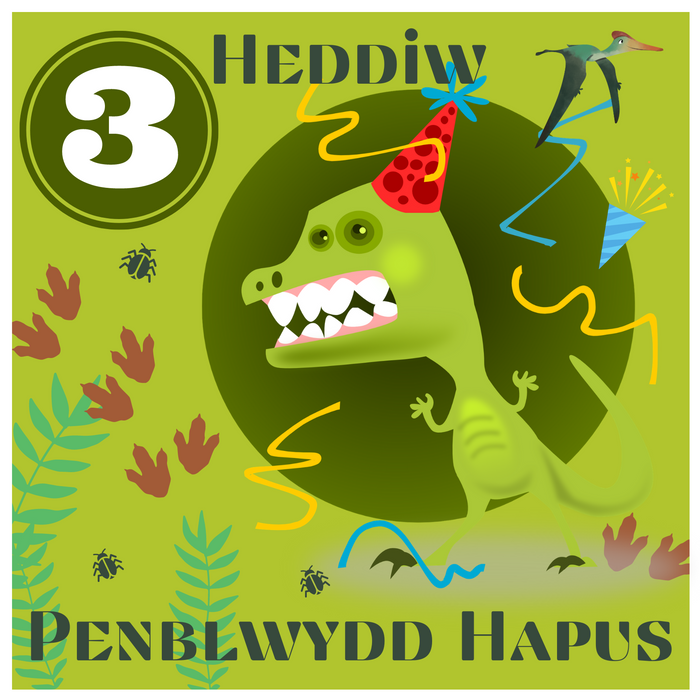 Penblwydd Hapus 3 | Cardiau.Cymru - Siop Y Pentan