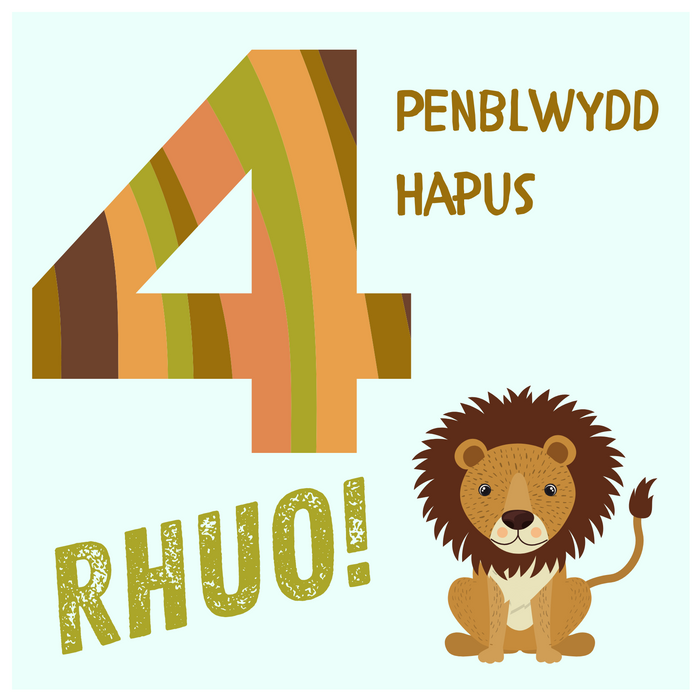 Penblwydd Hapus 4 | Cardiau.Cymru - Siop Y Pentan