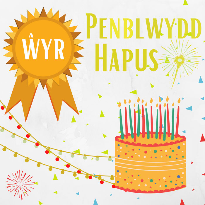Penblwydd Hapus Wyr | Cardiau.Cymru - Siop Y Pentan