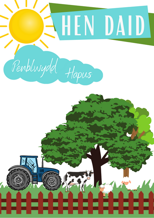 Penblwydd Hapus Hen-Daid | Cardiau.Cymru - Siop Y Pentan