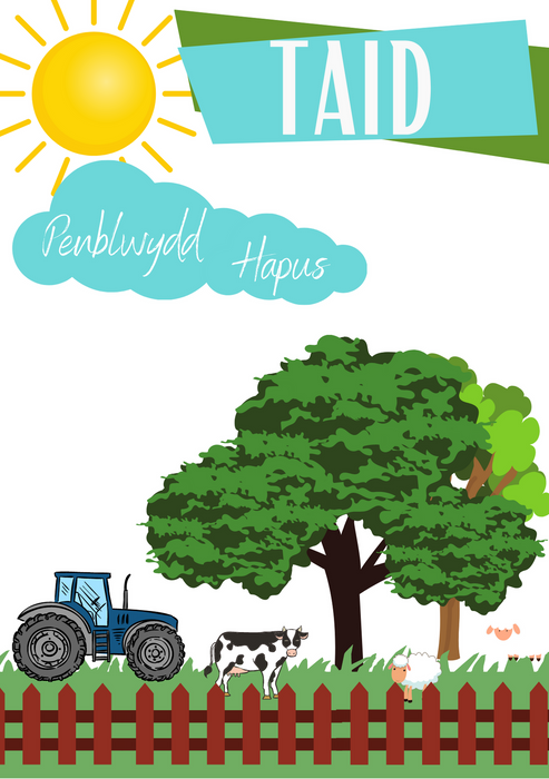 Penblwydd Hapus Taid | Cardiau.Cymru - Siop Y Pentan