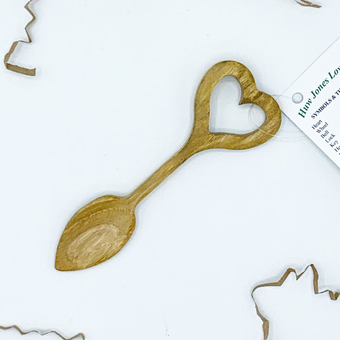 Llwy Garu Ioan Thomas | Welsh Lovespoon - Siop Y Pentan