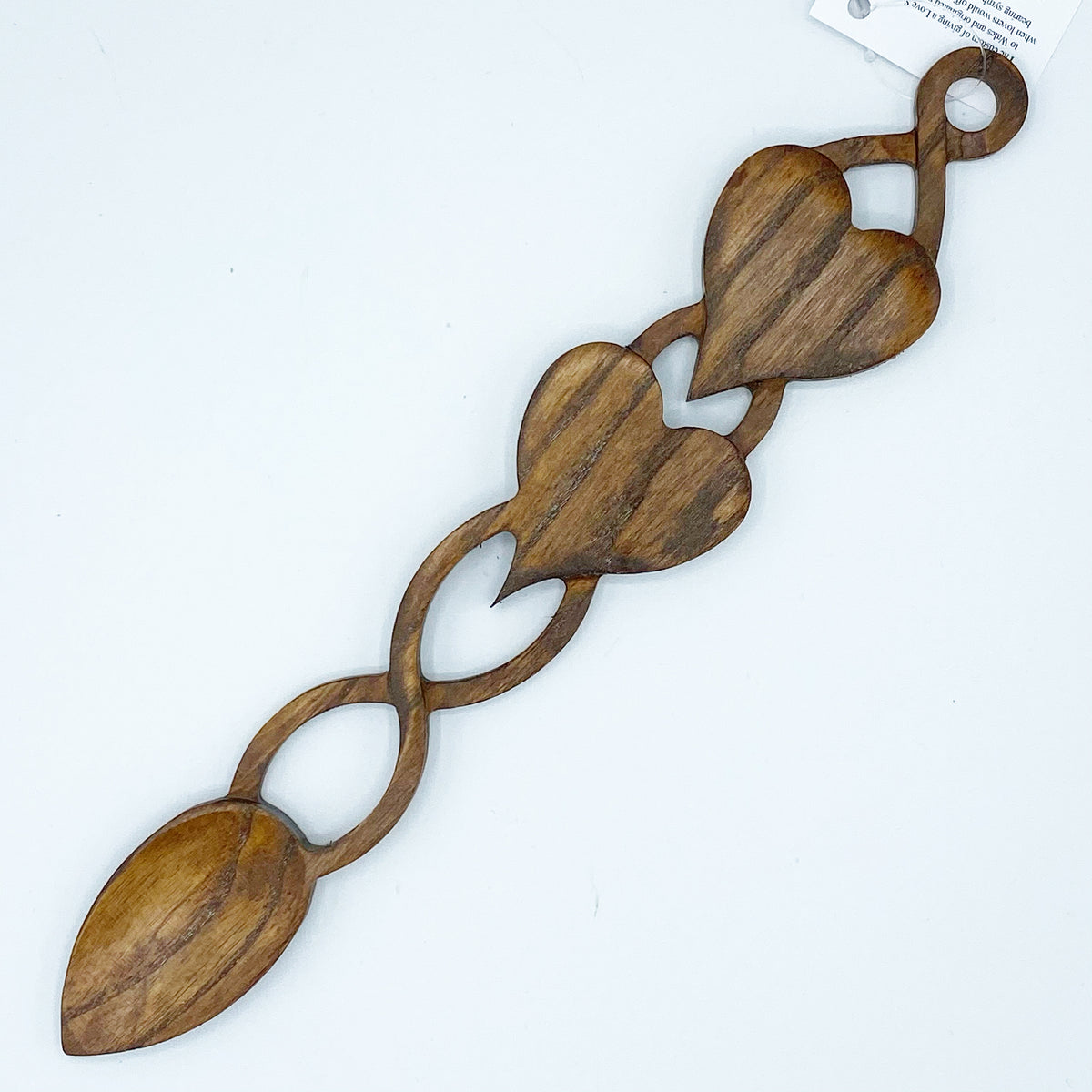 Llwy Garu Ioan Thomas (Engraved) | Welsh Lovespoon - Siop Y Pentan