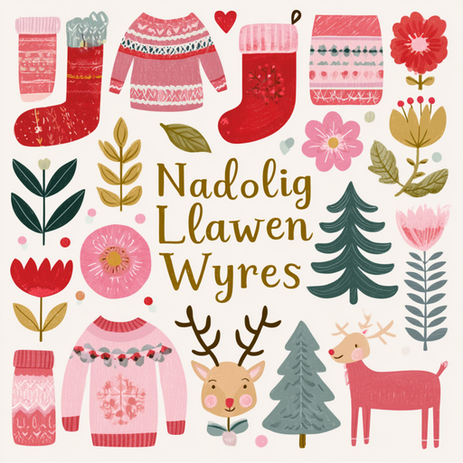 Nadolig Llawen Wyres | Cardiau.Cymru - Siop Y Pentan