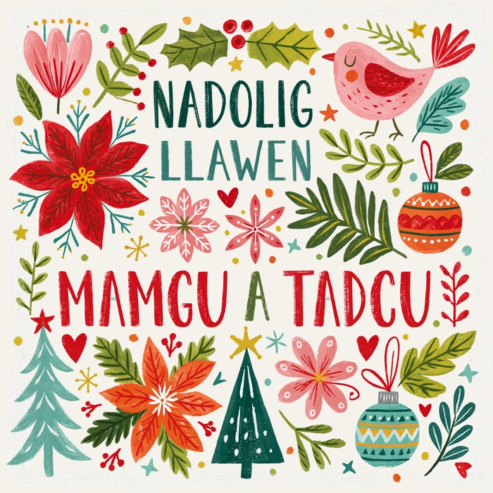 Nadolig Llawen Mamgu a Tadcu | Cardiau.Cymru