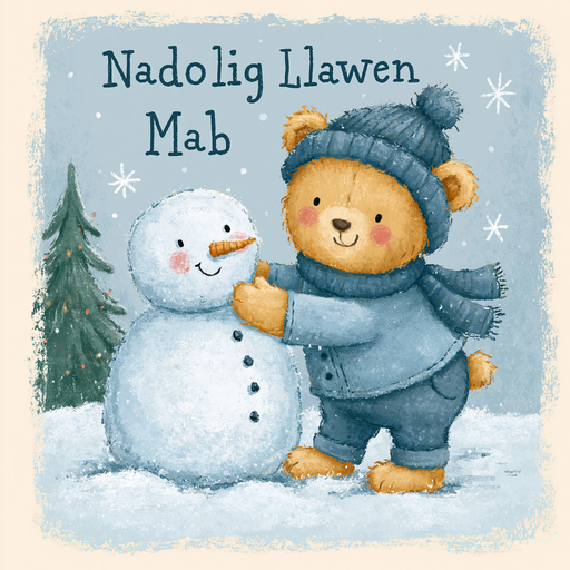 Nadolig Llawen Mab | Cardiau.Cymru - Siop Y Pentan