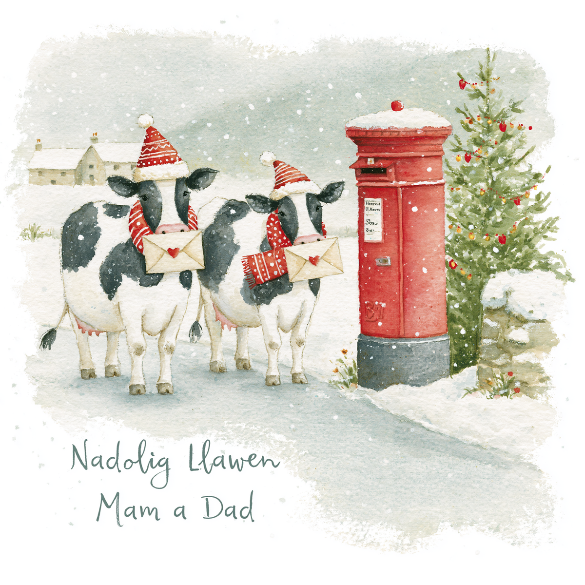 Nadolig Llawen Mam a Dad | Cardiau.Cymru - Siop Y Pentan