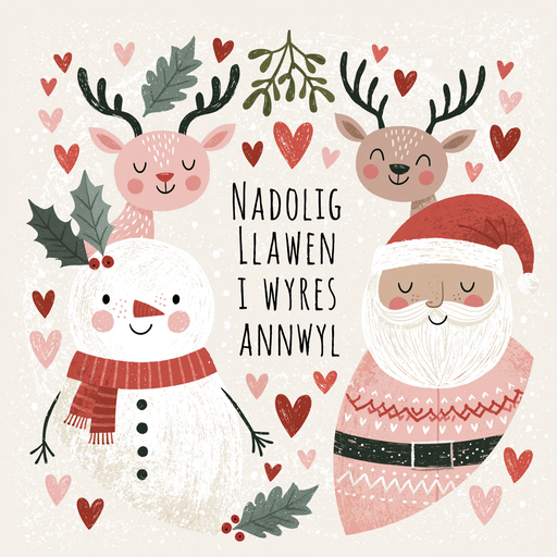 Nadolig Llawen Wyres | Cardiau.Cymru - Siop Y Pentan