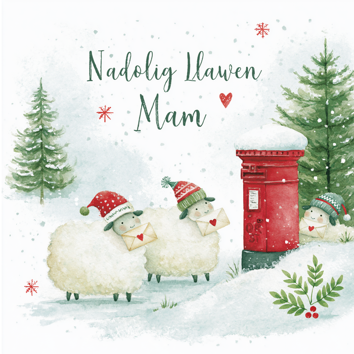 Nadolig Llawen Mam | Cardiau.Cymru