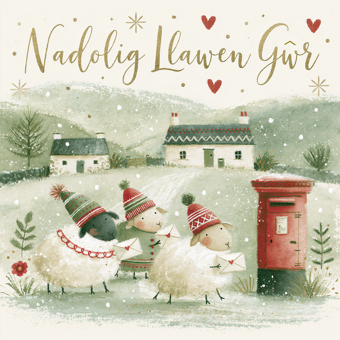 Nadolig Llawen Gŵr | Cardiau.Cymru