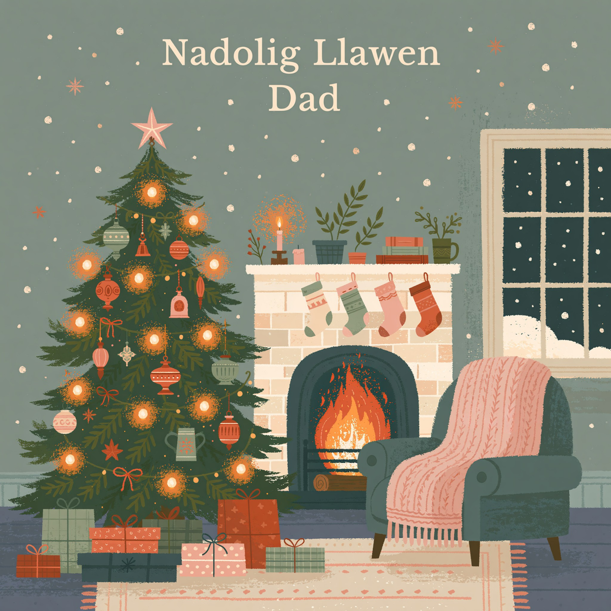 Nadolig Llawen Dad | Cardiau.Cymru - Siop Y Pentan