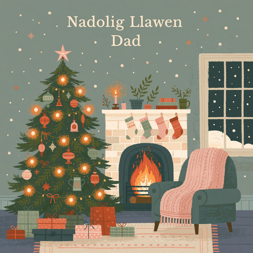 Nadolig Llawen Dad | Cardiau.Cymru - Siop Y Pentan