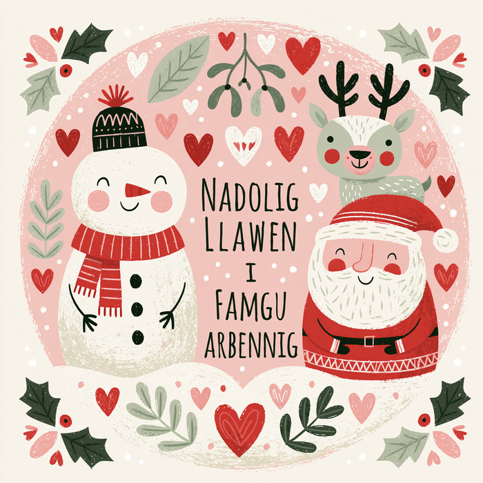 Nadolig Llawen Mamgu | Cardiau.Cymru - Siop Y Pentan