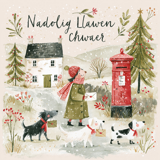 Nadolig Llawen Chwaer | Cardiau.Cymru - Siop Y Pentan