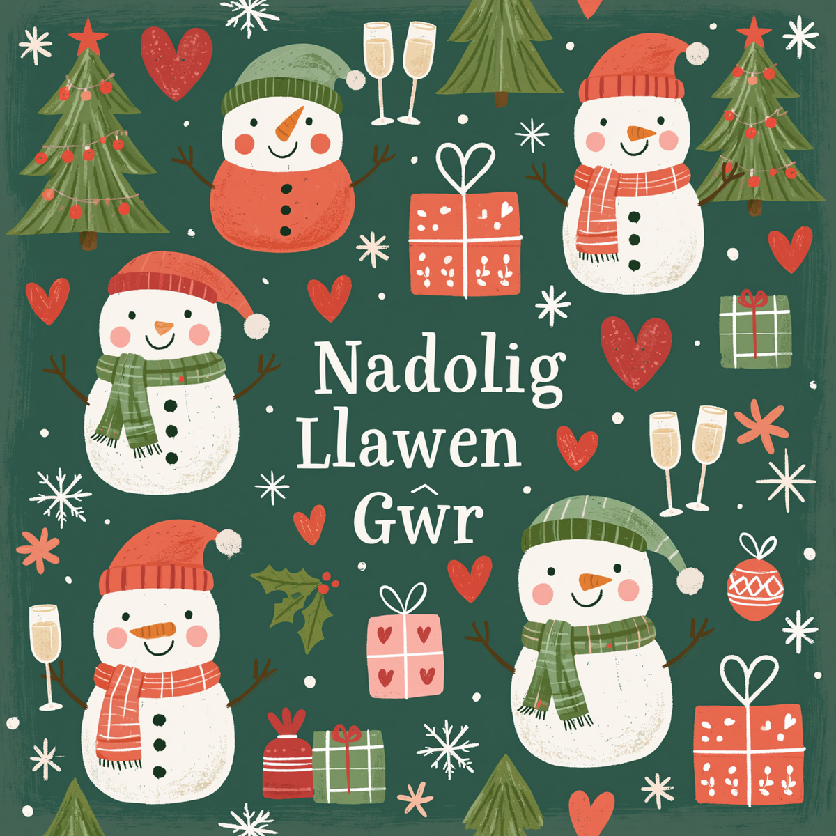 Nadolig Llawen Gŵr | Cardiau.Cymru - Siop Y Pentan