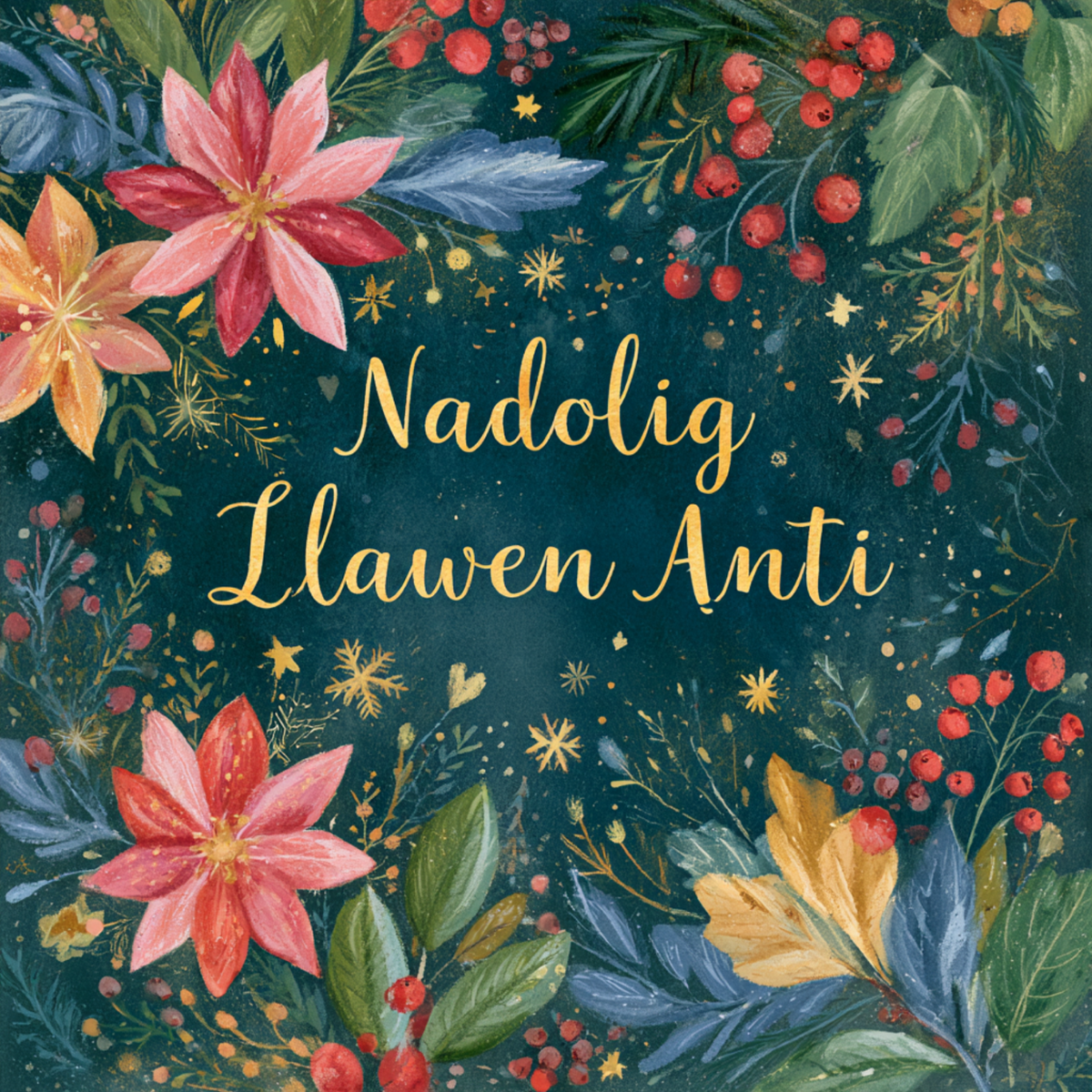 Nadolig Llawen Anti | Cardiau.Cymru - Siop Y Pentan