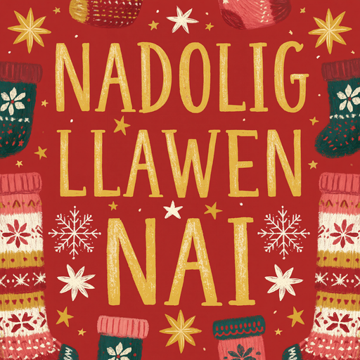 Nadolig Llawen Nai | Cardiau.Cymru - Siop Y Pentan