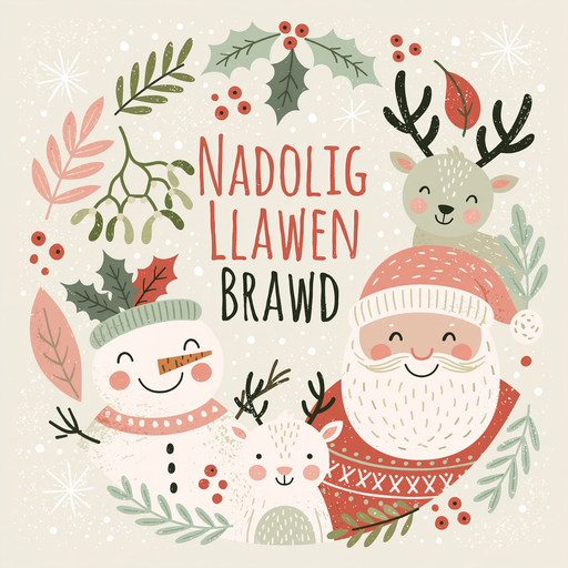 Nadolig Llawen Brawd | Cardiau.Cymru - Siop Y Pentan