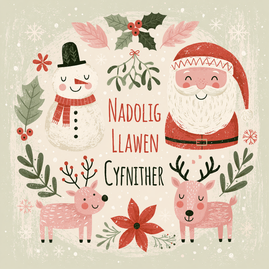 Nadolig Llawen Cyfnither | Cardiau.Cymru - Siop Y Pentan