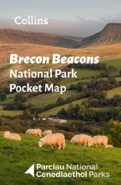 Clawr llyfr / Book cover: Brecon Beacons National Park Pocket Map: The Perfect Guide to Explore This Area of Natural Beauty