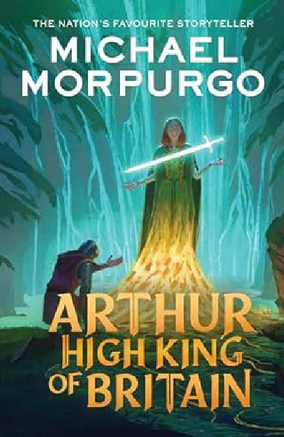 Clawr llyfr / Book cover: Arthur High King of Britain
