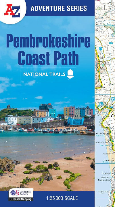 Clawr llyfr / Book cover: A-Z Adventure Series - Pembrokeshire Coast Path