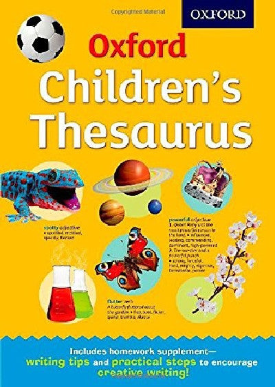 Clawr llyfr / Book cover: Oxford Children's Thesaurus