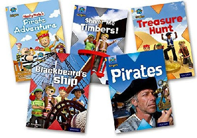 Clawr llyfr / Book cover: Project X: Band 9 Gold - Pirates (Mixed Pack of 5)